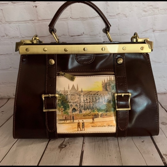 Patricia Nash Discovery Collina Westminster Abbey Satchel - Picture 2 of 10